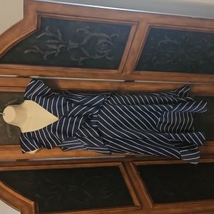 Banana Republic ruffle striped dress size 6